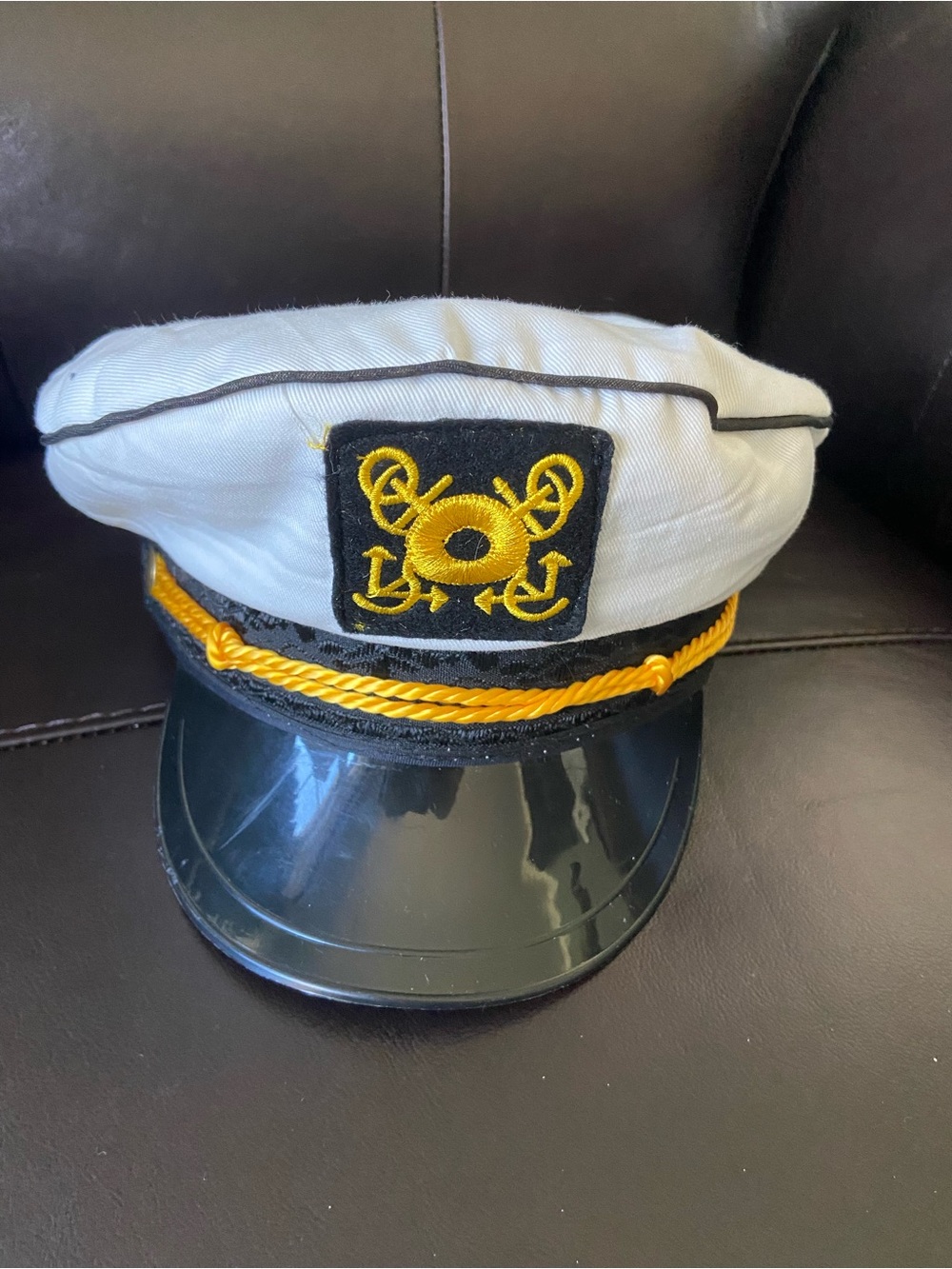 Halloween costume - Sailor captain hat. One size fits all for teen/adult